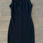 Amanda Uprichard  black mesh panel mini dress lbd Photo 0