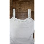 Vintage Pearl neckline Bodysuit White Photo 1