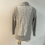 A pea in the pod Maternity Gray Cardigan with Lace Detail Size Medium Photo 6
