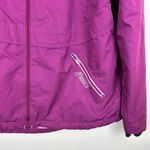 ASICS Womens Jacket Size XL Windbreaker Purple Vented Full Zip EUC Photo 4