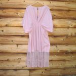 Free People  Cotton Lace Ruffle Duster Top Dress Photo 4