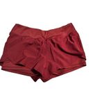 Athletic Running Shorts XL‎ Womens 95% Polyester 5% Spandex Lightweight Burgundy Purple Photo 1