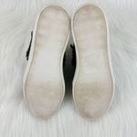 Giuseppe Zanotti Women’s Black Satin Frayed Edge Wedge Sneakers Shoes EU38 US7 Photo 6