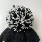 Xhilaration Snowflake Print Knit Beanie with Pom Pom ADULT SIZE Fleece Trim Photo 2