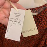 NWT Michael Kors Casual Brick Red Midi 1X Dress. 2688 Photo 6