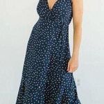 Nwot reset by Jane wrap dress Blue Photo 0