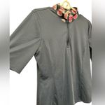 Tommy Bahama  Women's Navy Blue Golf 1/4 Half Zip Stretch Polo Knit Shirt Photo 2