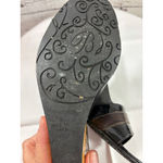 Brighton Women's  Black Cork Slingback Wedge Sandals US 10 Photo 5