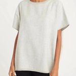 Cuyana Oversized Baby Alpaca Sweater in Grey Regular size Photo 0