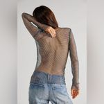 Free People Filter Finish Long Sleeve Navy/Marine Size L (OB1846473) New w/Tag Photo 6