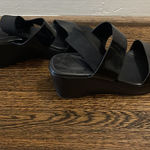 Charles David Black Platform Sandals Photo 0