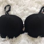 Victoria's Secret VICTORIA’S SECRET T Shirt push up underwire lace bra in black size 34DD Photo 2