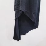 BCBGMAXAZRIA  Satin High Low Black Avery Dress Photo 4