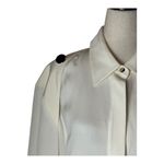 Alexander Wang  Shirt Women 4 Ivory Button Down Long Sleeve‎ Blouse Luxury Preppy Photo 4