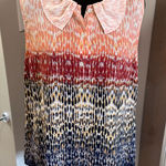CAbi  3078 Love Popover Ombre Blouse Tank Top Sleeveless Fall Business Casual L Photo 0