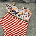 Saodimallsu Women High Waisted 2 Piece Bikini Set Bandeau Ruffle Swimsuit Top St Multiple Photo 6