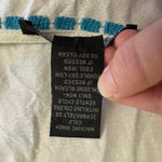 Grace Elements  White Blue Embroidered Linen Blend Tunic Top L Classic‎ Coastal Photo 6