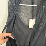 Alexis NEW  Rochelle Robe Black Beaded Semi-Sheer Midi Dress Women's Size Small Photo 10