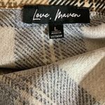 Love Maven Size Large Brown Plaid Blazer. New With Tags Photo 4