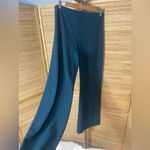 Cemi Ceri dark teal blue wide leg high waist pull on dress pants slacks EUC 2X Photo 1