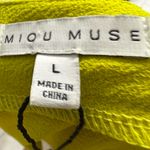 Miou Muse Chartreuse Color‎ Shorts Size Large Green Photo 4