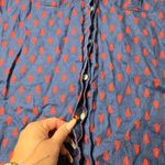 Charter Club  Weekend Leaf Print Linen Button Down Shirt Size: M Photo 1