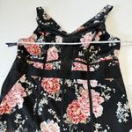 Torrid  Black Floral Stretch‎ Scuba Bodycon Sleeveless Dress Size 2X Photo 9
