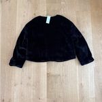 Cupshe X Layla Taylor Faux Fur Jacket Size XS Black Photo 4