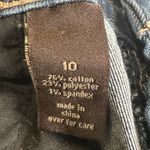 The Limited  Denim Cutoff Shorts Womens 10 Dark Wash Frayed Hem Stretch Casual Photo 4