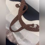 The Sak suede and metallic leather tote purse with braided leather straps Photo 5