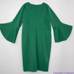 Eloquii NEW‎  green scuba dress flare sleeves, size 22 Photo 6