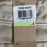 DKNY Womens Tan Stretch Capri Size 4 Photo 6