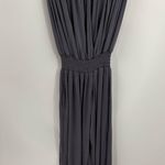Elan  off the shoulder grey cropped wide leg boho jumpsuit romper size medium Photo 10