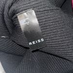 Reiss NWOT  Avery Rib Knit Body Con casual Midi-Dress in Black sz  M Photo 7