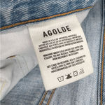 AGOLDE Riley High Rise Straight Crop Jeans | Sz 27 | Shatter (Light Wash) Photo 10