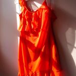 Forever 21  red asymmetrical ruffle mini dress Photo 0