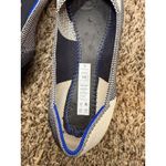 Rothy's Womens The Flats Round Toe Plaid Ballet Shoes Sz 8.5 Black White Career Photo 7