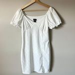 Rue 21 white eyelet puffy sleeve dress Photo 1