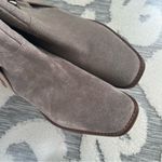 Lucky Brand Western Boho Kamaree Booties in Taupe Beige Suede Size 9 NEW Photo 5