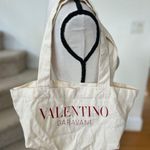 Valentino Garavani  Baguette Style Logo Tote Bag Photo 0