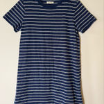 Madewell  Striped Cotton‎ T-Shirt Dress Size Medium Photo 0