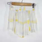 CALIA Womens Swim Coverup Shorts Size XXS White Yellow Summer Beach Vaca Photo 1