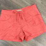 Basix of America  Linen‎ Blend Chino Shorts Coral Small Photo 0