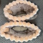 These Three Boutique Nude/tan/cream color platform Fur boot Photo 8