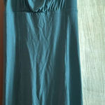 Aritzia Wilfed Free Orbit Mini Dress Ruched Sea Green Blue Sleeveless Stretch M Photo 0