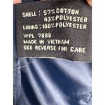 Miss Sixty M60 Navy Trench Jacket Gold Button Military Style pleated back XS Photo 11