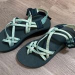 Chacos Chaco ZX2 Women’s 6 Sandals Hiking Outdoor Green Blue Photo 2