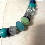 Ny Collection chunky blue beaded statement necklace Photo 4