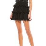 Mac Duggal  Pleated Tiered Mini Dress NEW Photo 1