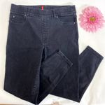 Spanx  Ankle High Rise Skinny Jeans: Black Photo 5